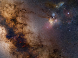 Canon 200mm Canon 6Dmod SkyGuider Pro f3.5 iso1600 Mosaic 6 panels ( 1x3min each) Namibia 20222 Wide Field